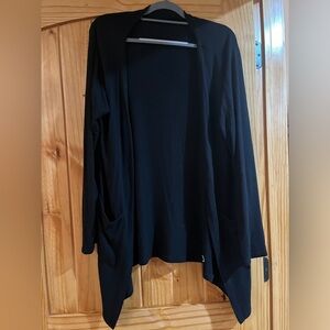 GUC large black Zyia boyfriend cardigan